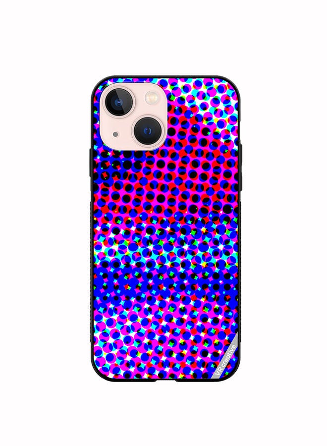 VR CREATIVE Protective Case Cover For Apple iPhone 13 mini Fun Beautiful Retro Pop Art Design Multicolour - Image 1