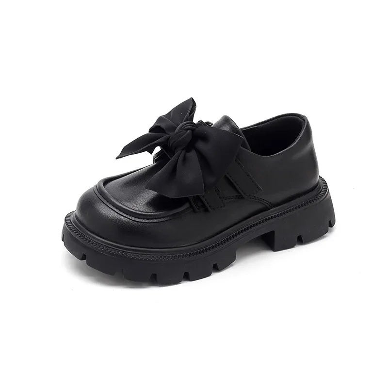 Girls Shoes Genuine Leather Children Princess Small Leather Shoes 2025 Spring and Autumn New Light Soft Sole British Style Black Single Shoes - Image 5