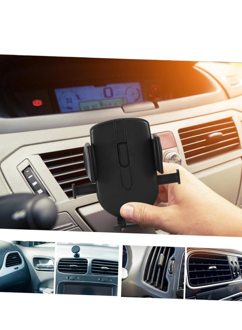حامل هاتف السيارة - حامل جوال في السيارة لفتحة التهوية - ملحقات قفل تلقائي بدون استخدام اليدين - متوافق مع جميع الهواتف المحمولة - Image 1