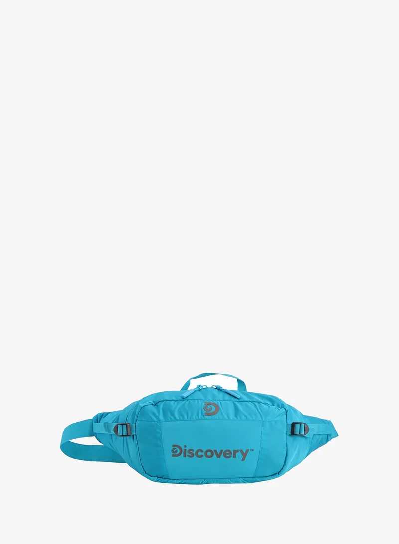 ديسكفري حقيبة خصر ديسكفري زرقاء متينة وخفيفة مقاومة للماء مع جيب  للرجال والنساء للسفر والمغامرات والتخييم والمشي لمسافات طويلة