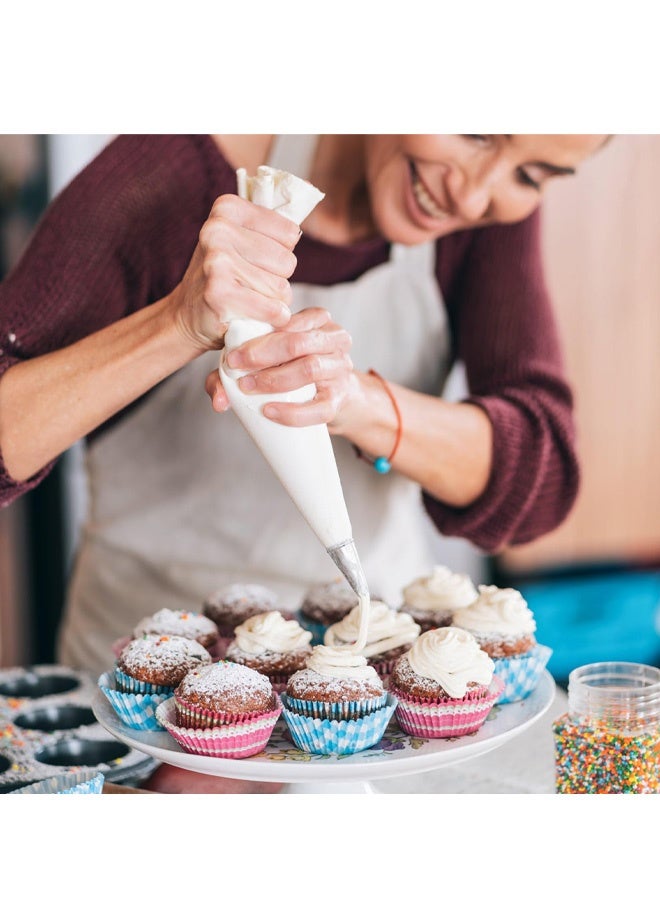 3 PCS Piping Nozzles Kit, 1M 2D 2F Large Cake Piping Tips, Cake Decorating Piping Tips, Stainless Steel Cake Decorating Tools for Decoration, DIY Icing Tool for Cream Cupcake Cookie Decorating - Image 4