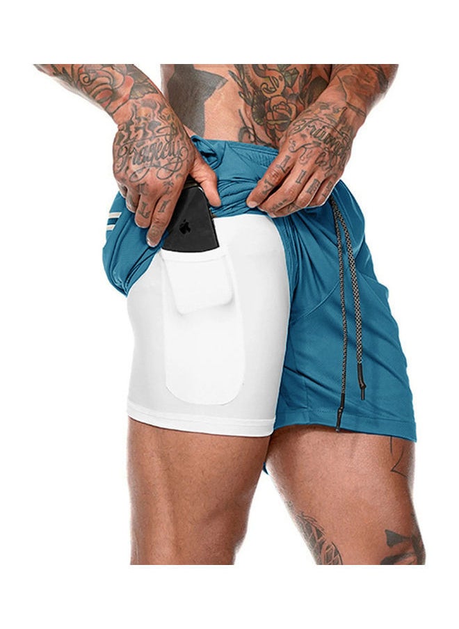 NIBEMINENT Running Shorts With Phone Pocket 