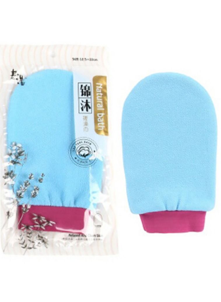 The Original Korean Loofah For Body Scrub Blue Color - Image 2