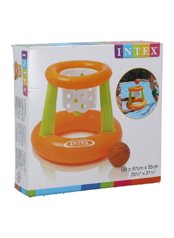 INTEX Inflatable High Quality PVC Swimming Floating Hoops Orange and Green 55 x 67 x 67 cm 58504 - Image 4