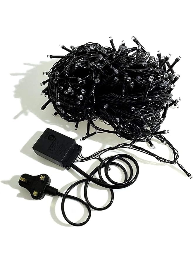 The Bros Yellow 120 LED 11 Meter Copper Wire Exterior Waterproof Fairy Light for Christmas Trees Party Outdoor Decoration  - Image 1