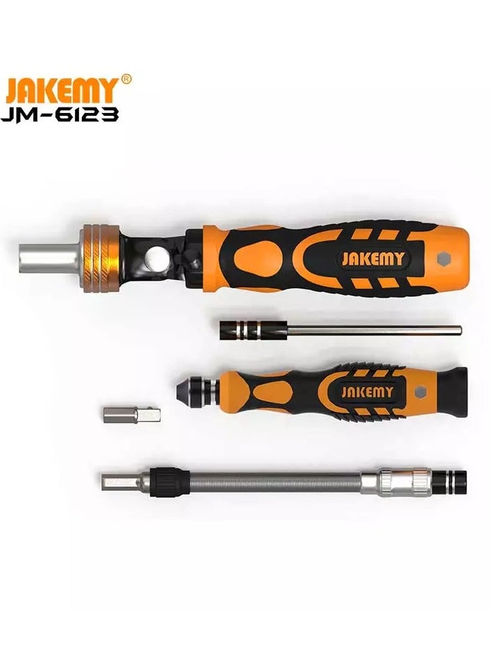 JAKEMY JM-6123 Screwdriver Set: 31-in-1 Professional Multi-Purpose Maintenance Tool Set - Image 2