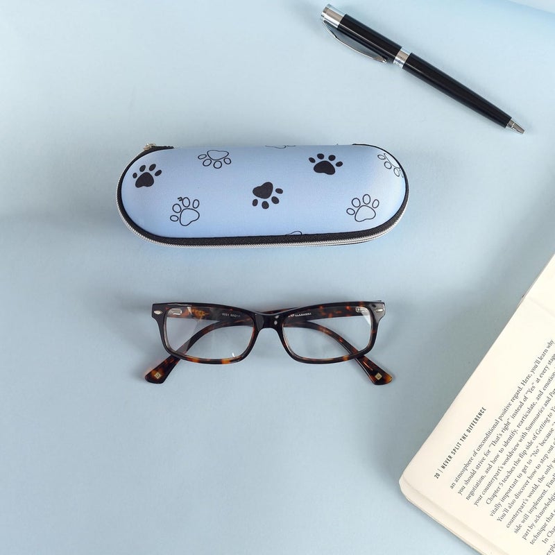 Vivid حافظة نظارات VIVID Vision خفيفة الوزن للبالغين للجنسين | حماية النظارات | علبة نظارات | صندوق نظارات | إغلاق - سحاب | جلد صناعي - Image 5