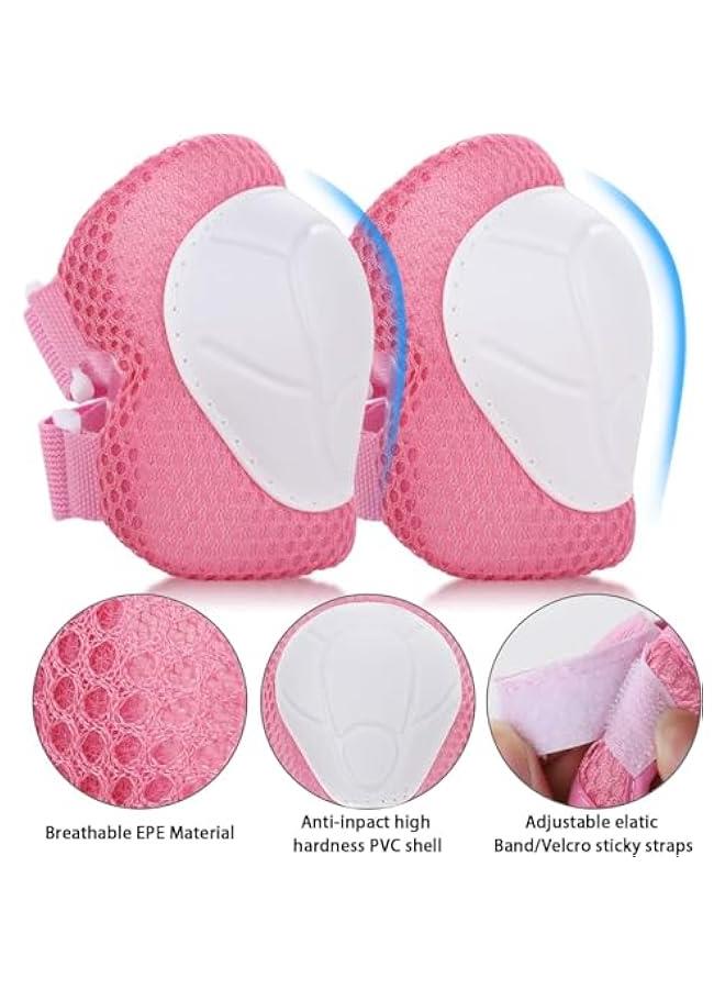 HOOKOR Kids Bike Helmet Set Adjustable Kids Helmet with Knee Pad, Elbow Pads & Wrist Guards for Boys Girls Perfect for Skating, Biking, Cycling, and Skateboard - Image 4