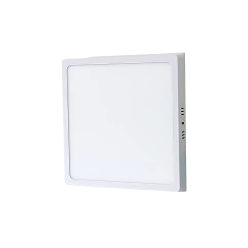 D'Mak 30 Watt White LED Panel Ceiling Light, Aluminium Metal Powder Coated, Surface Mounted LED Light with Driver, Square, Modern Lights for Living Room, Bedroom and Hall, Pack of 2 - Image 3