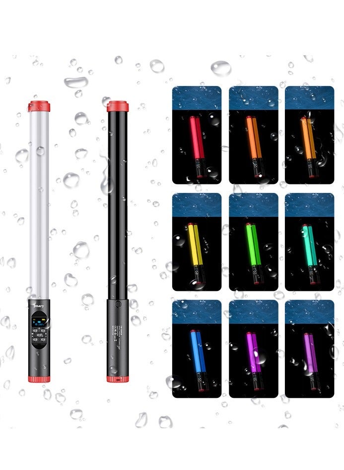 Jmary جيماري FM-128 شريط إضاءة LED RGB مقاوم للماء مع مؤشر عرض OLED - Image 5