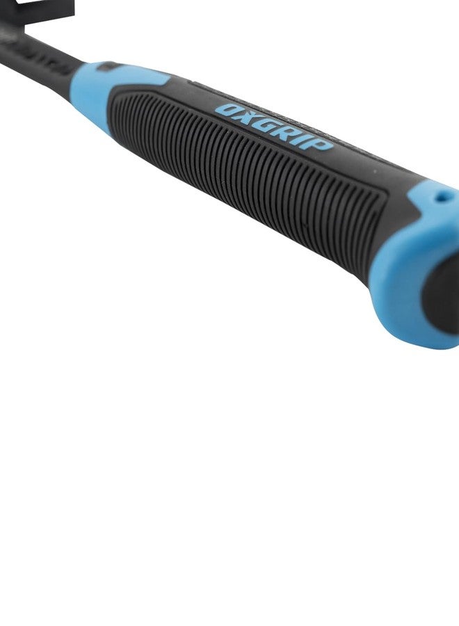 OX Pro 30-Oz Ultrastrike Framing Hammer: Milled Face, Straight Claw, Robust Power, Vibration Dampening Bridged Neck, One Piece Steel Handle, Non-Slip Grip, Safety Features for Ultimate Durability - Image 4