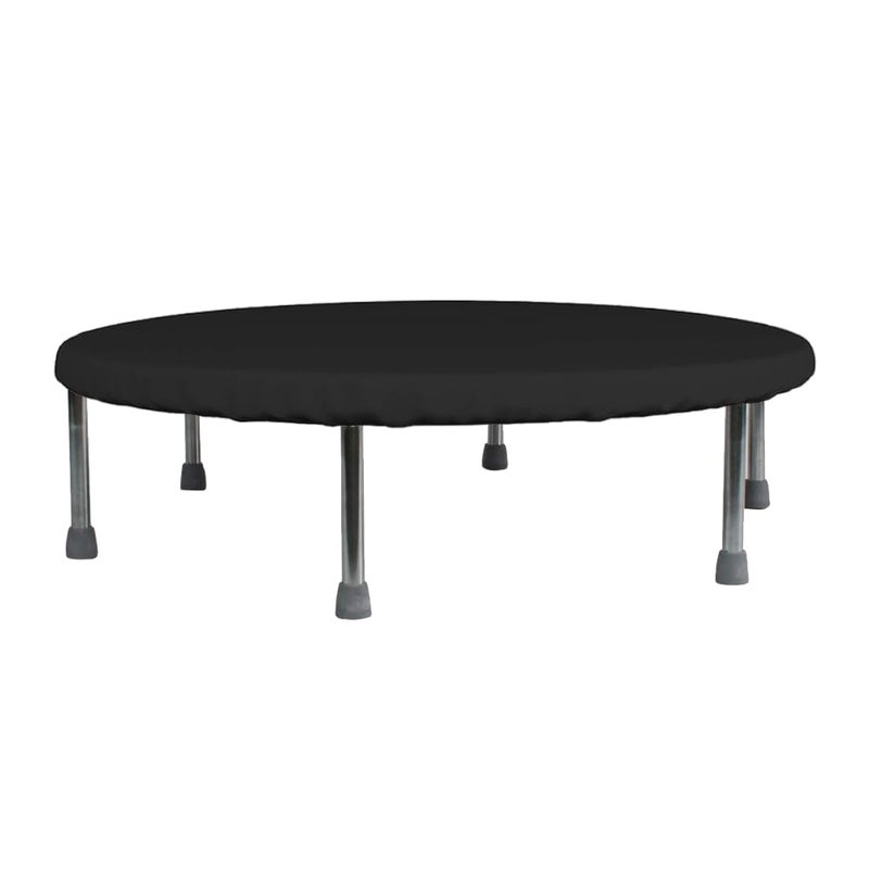 COOSOO Trampoline Cover Mini Trampoline Cover Waterproof protective cover for Trampoline Indoor Outdoor Garden Rebounder Not Spring Cover Black 40Dia x 43H - Image 2