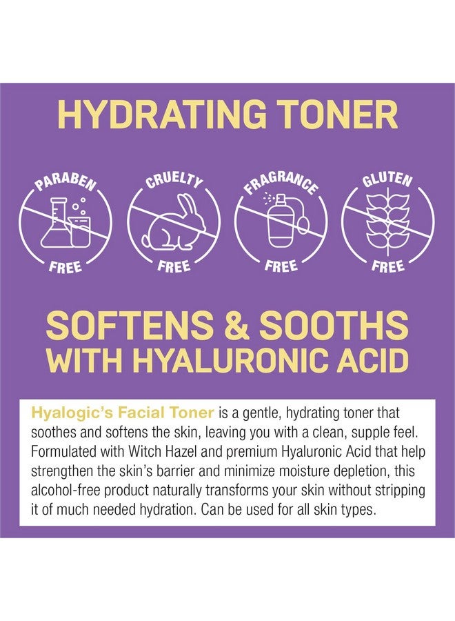 هالوجيك تونر الوجه هيالوجيك مع خلاصة بندق الساحرة، ٨ أونصة سائلة - سبا إتش إيه، حمض الهيالورونيك والصبار، تونر مرطب خالٍ من الكحول، قابض للوجه، ٨ أونصة سائلة - Image 3