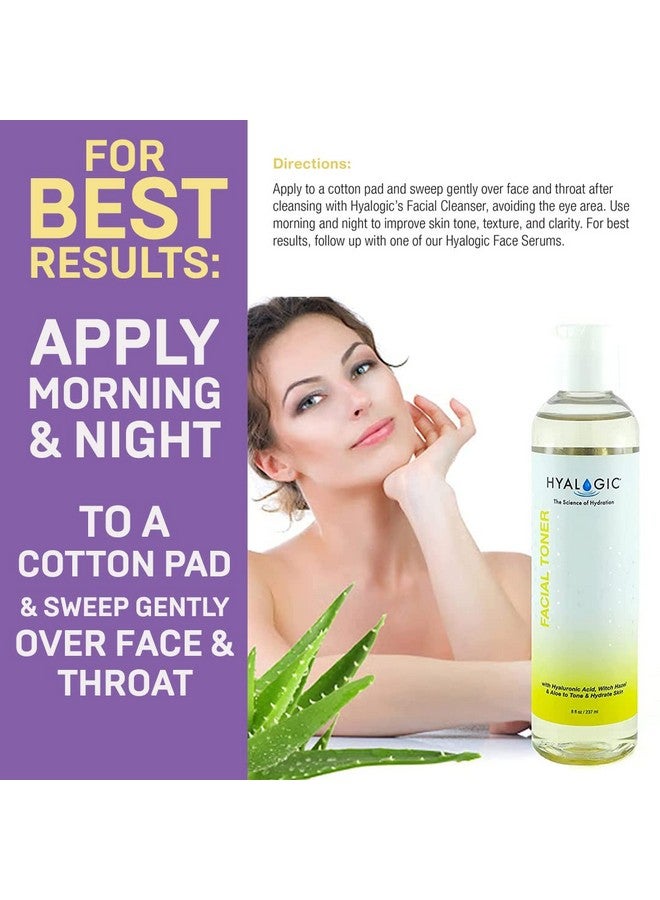 هالوجيك تونر الوجه هيالوجيك مع خلاصة بندق الساحرة، ٨ أونصة سائلة - سبا إتش إيه، حمض الهيالورونيك والصبار، تونر مرطب خالٍ من الكحول، قابض للوجه، ٨ أونصة سائلة - Image 5