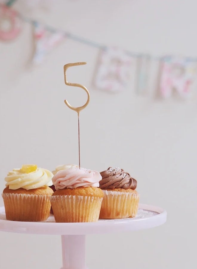 Wondercandle شمعة شرارة ذهبية - رقم 5 - Image 2