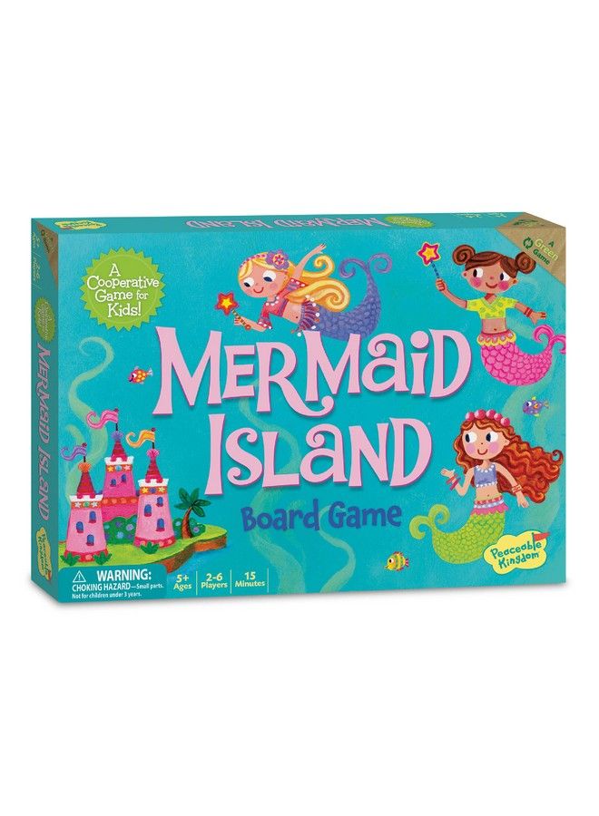 Peaceable Kingdom Mermaid Island Award Winning Cooperative Board Game For 2 To 6 Kids Ages 5+ - Image 2