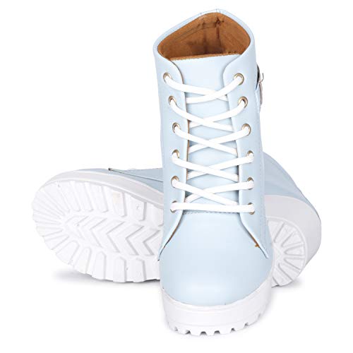 KRAFTER Women's & Girl's Classic Winter Boot-Sky-1-40 - Image 5