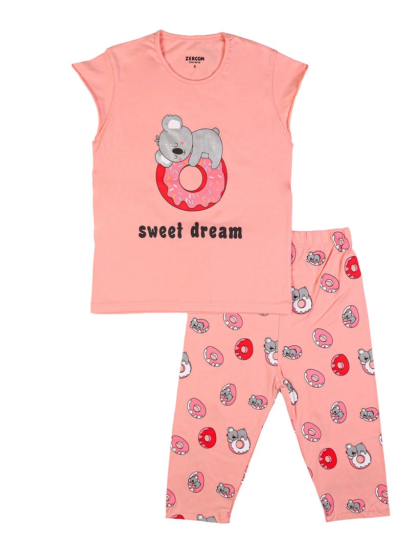 زيركون بيجامة بناتي صيفي - Image 1