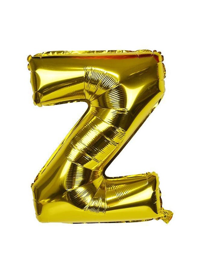 NIBEMINENT Letter Z Shaped Party Decorative Foil Balloon 32inch - Image 1
