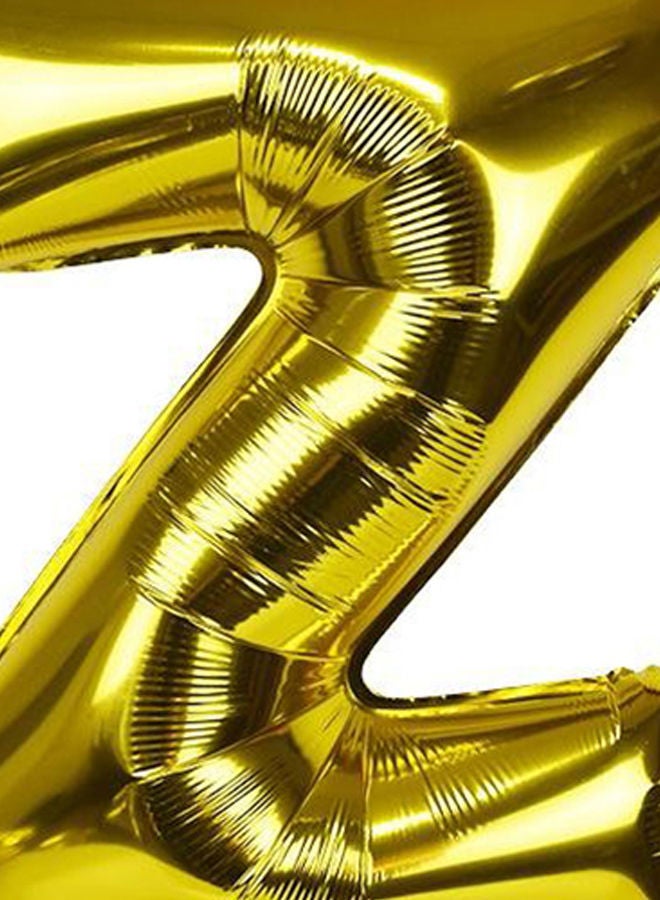 NIBEMINENT Letter Z Shaped Party Decorative Foil Balloon 32inch - Image 2