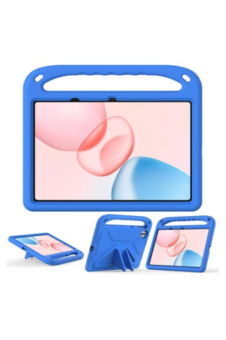 Heavy Duty Kids Case Compatible with Honor Pad 10 12.1 inch 2025, Light Weight Shock Proof Handle Stand Kids Friendly Protective Cover Case (Blue) - view 2