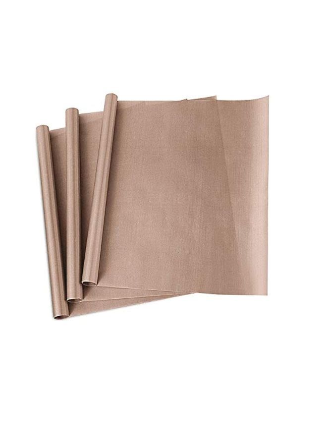 NIBEMINENT 3-Piece Heat Press Transfer Sheet Set Brown 16x20inch  - Image 1