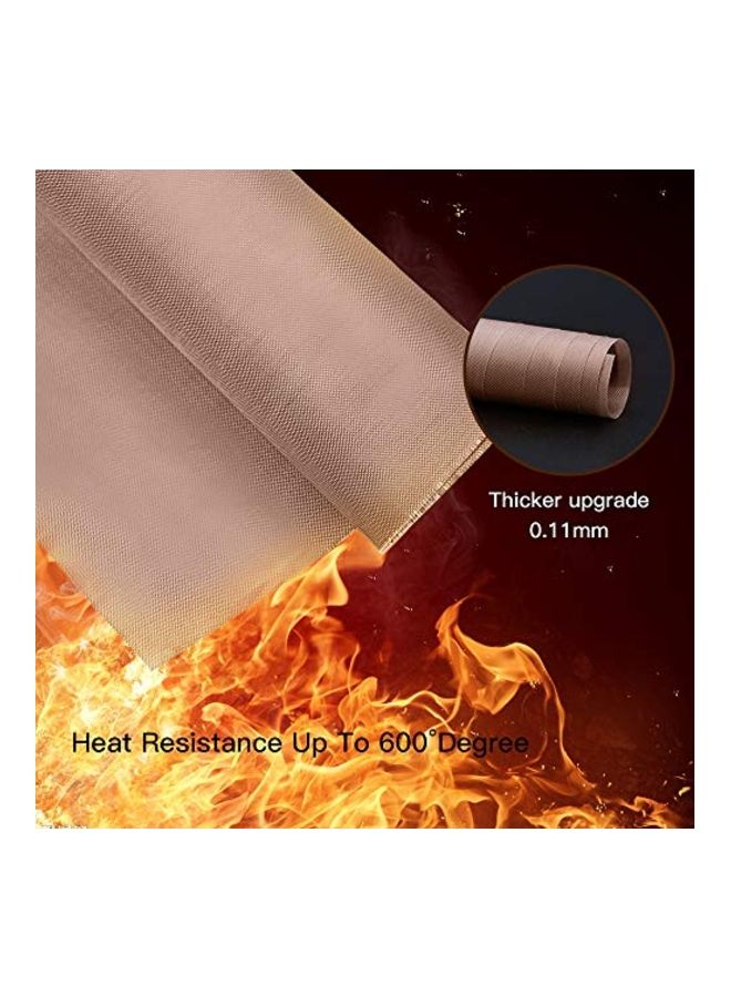 NIBEMINENT 3-Piece Heat Press Transfer Sheet Set Brown 16x20inch  - Image 4