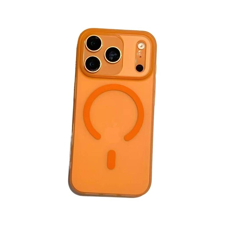 PC MagSafe Case for iPhone 17 / 17 Air / 17 Pro / 17 Pro Max with Strong Magnetic and Matte Finish plus Shockproof plus Scratch Resistant plus Drop Protection in Orange - Veloris - Image 1