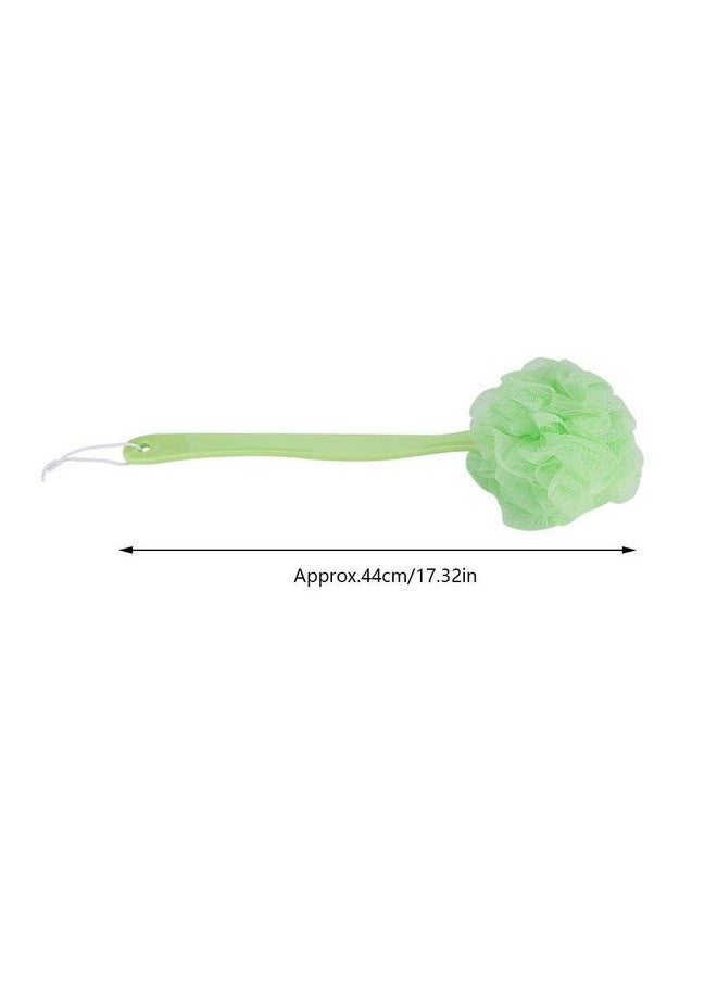 Garosa Bath Brush Sponge Mesh Long Handle Exfoliating Shower Back Scrubber Soft Body Cleaner Washer Bathroom Accessories For Women (Green)Bath Supplies  - Image 4