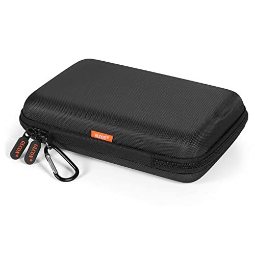 GLCON Shockproof Hard Shell Carrying Case for GPS, External Hard Drive, Power Bank, Charger, Cable, Heart Monitor, Cell Phone, Electronic Accessories - Larger Capacity Storage Pouch Travel Bag - Image 1