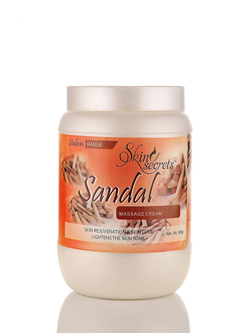 Skin Secrets Sandal Massage Cream - 800gm - Image 1