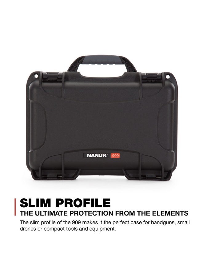Nanuk 909 Waterproof Hard Case With Foam Insert Black  - Image 2