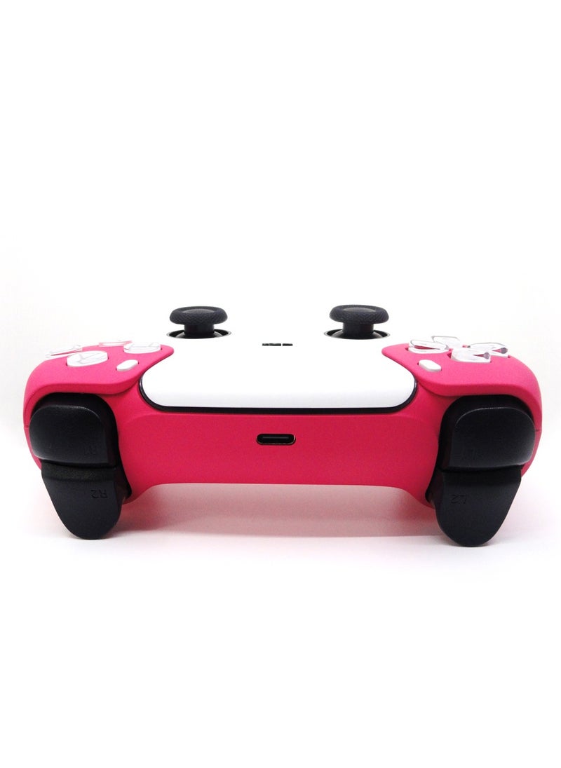 Craft CRAFT by MERLIN PAINTED PLAY STATION 5 DUAL SENSE WIRELESS CONTROLLER FRENCH ROSE  - Image 3