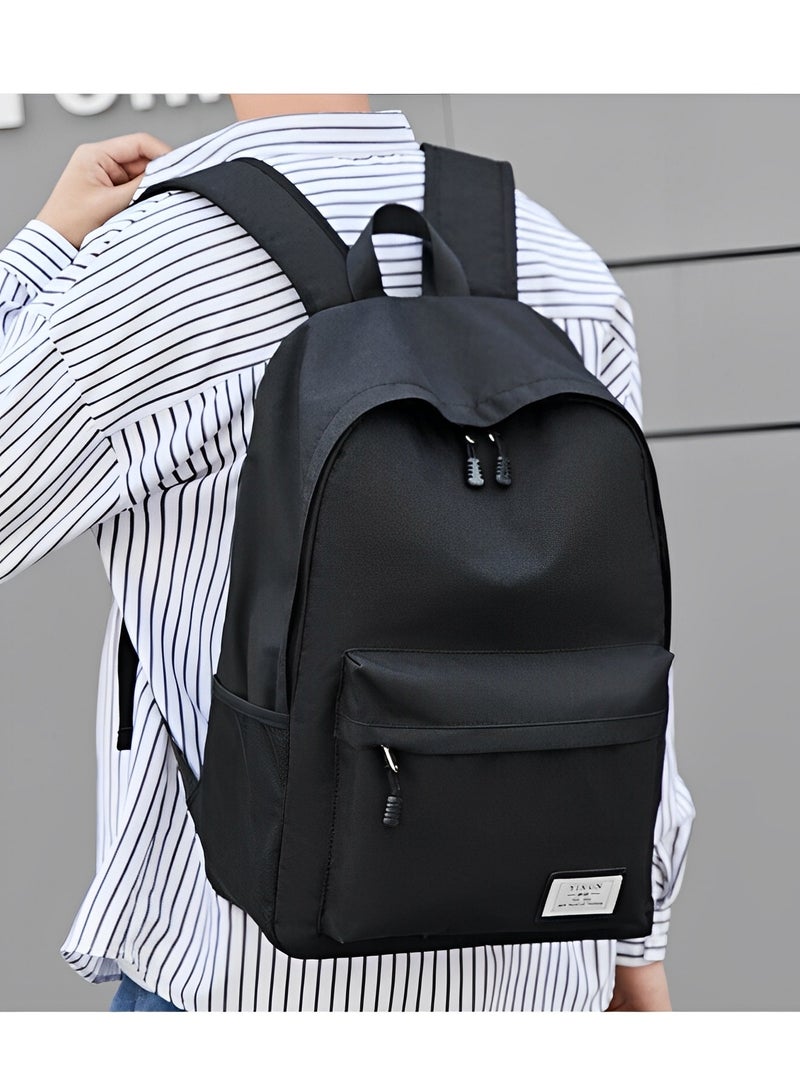 HALAMODO Classical Basic Travel Backpack Lightweight Casual Travel Backpack Laptop Backpack High School Backpack Bookbag for College School Teens Boys and Girls - Image 2