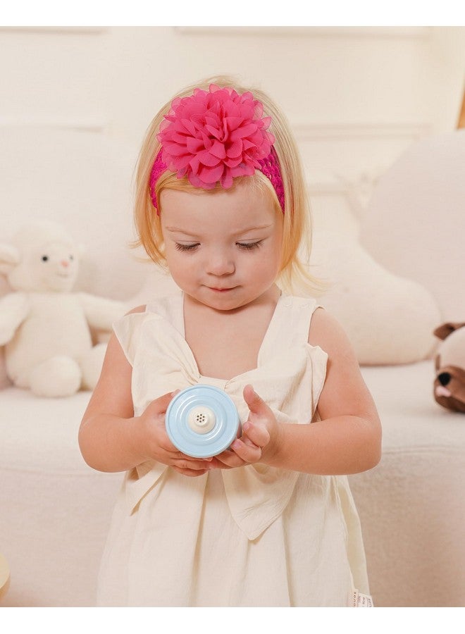 چولي بوز 18 قطعة من عصابة رأس للفتيات الصغيرات مصنوعة من الشيفون الناعم المرن وإكسسوارات الشعر للفتيات الصغيرات حديثي الولادة والرضع والأطفال الصغار