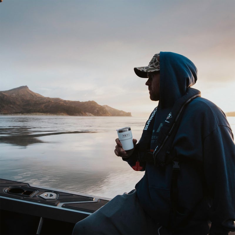 YETI Rambler 8 oz Stackable Cup, Stainless Steel, Vacuum Insulated Espresso Cup with MagSlider Lid, White - Image 4