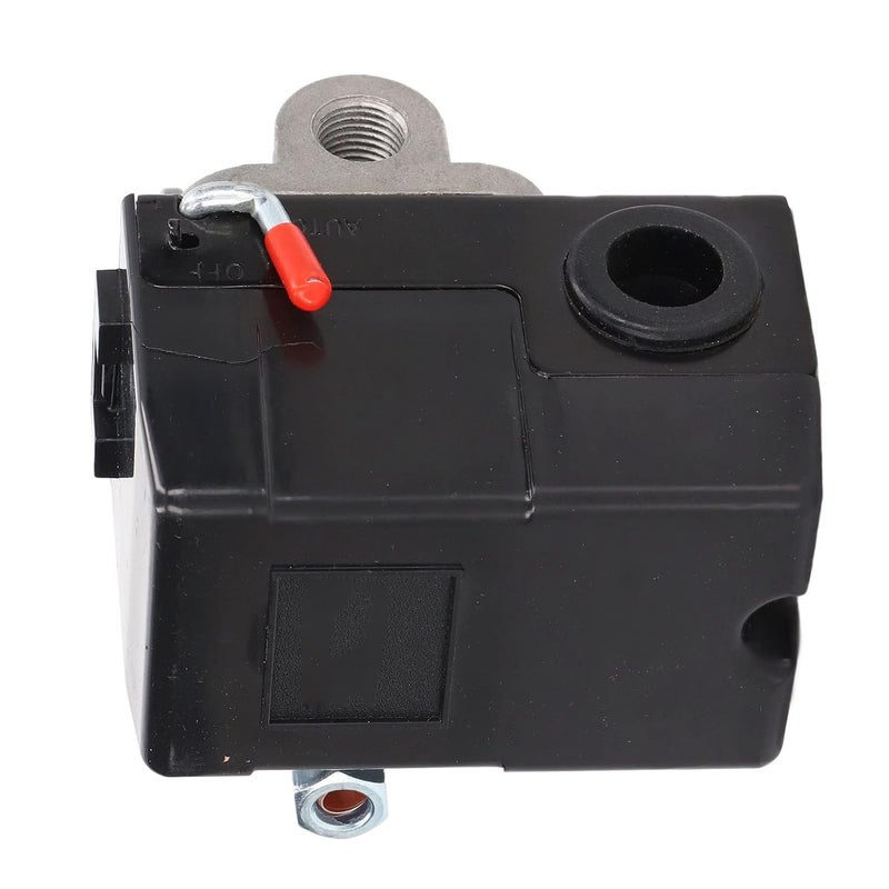 LiebeWH Air Compressor Pressure Switch 4 Male Port Small Compressors Control Manifold Valve ABS Housing Smart Handle Design Easy Installation with On Off Lever and Unloader for Small Air - Image 5