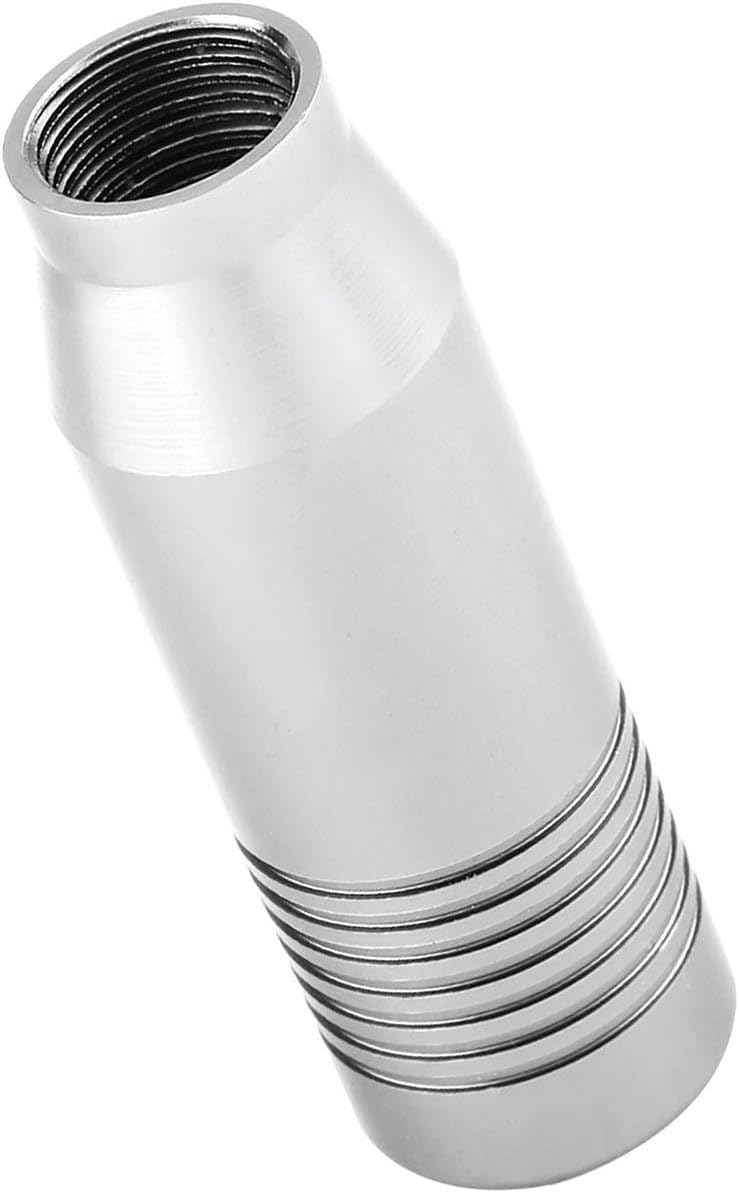 High Quality Aluminum Alloy Gear Shift Knobs Shifter for Car Enthusiasts, Stylish Manual Transmission Gear Stick Shift Knob, BlackGoldSilverTitaniumPurple (Silver) - Image 2