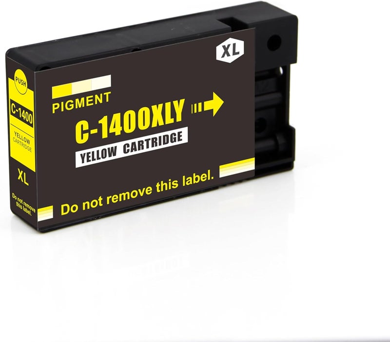NexNova ® ink Cartridge Compatible for Canon PGI-1400XL Set High Yield (4-Pack Black Cyan Magenta Yellow) PGI 1400 XL Guaranteed Compatibility with MAXIFY MB2140 MB2340 MB2740 MB2040 - Image 5