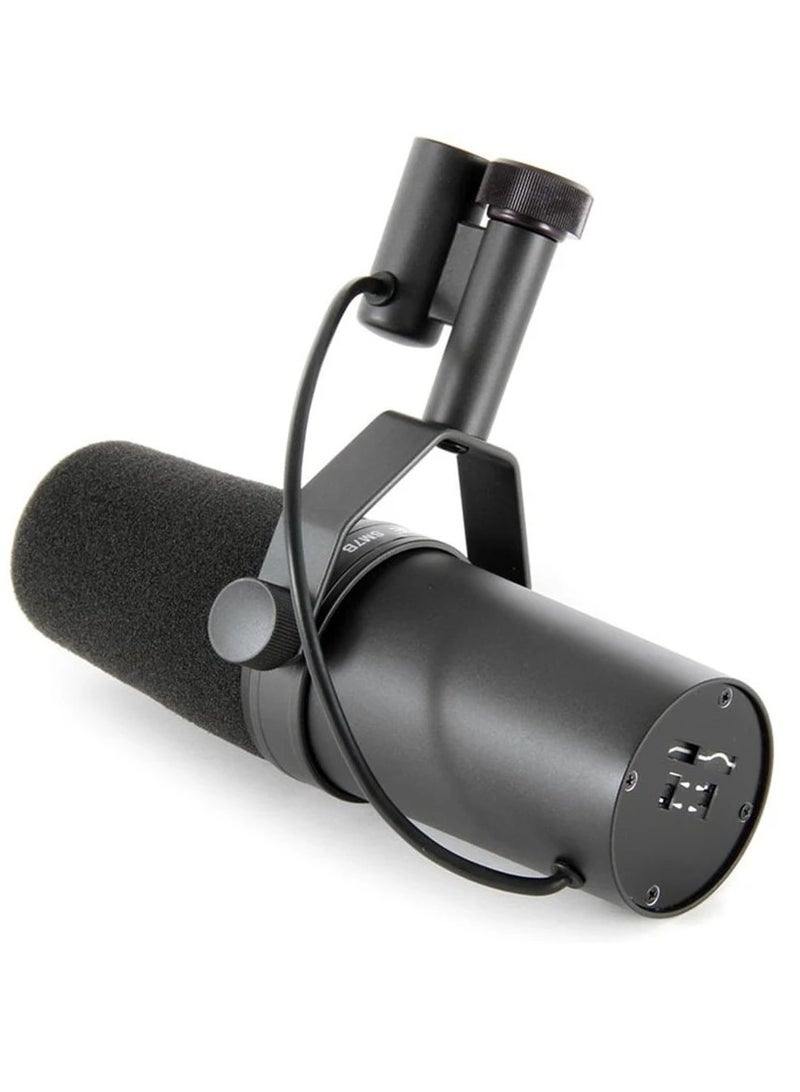 AROAQ SM7B Cardioid Dynamic Microphone Sm7b 7B Studio Selectable Frequency Response Mic for Live Stage Recording Podcasting  - Image 5