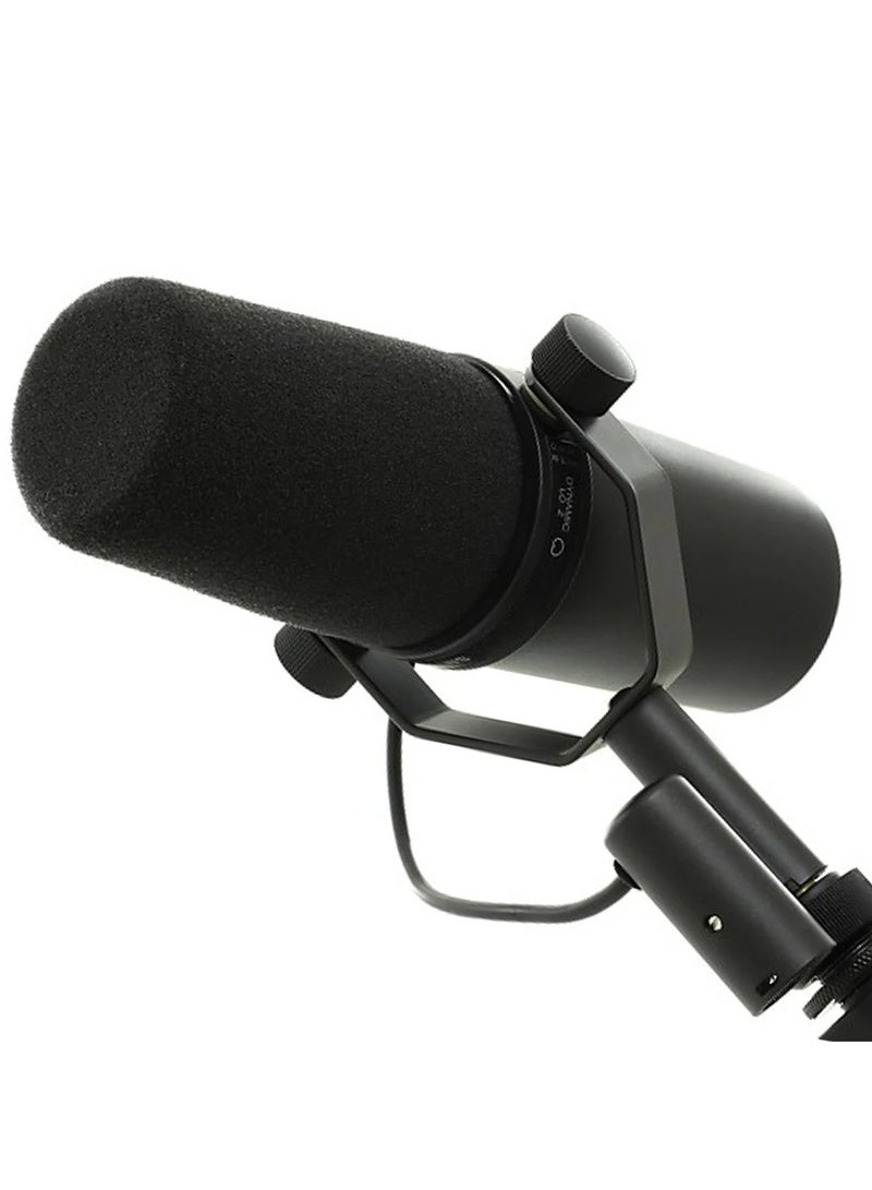 AROAQ SM7B Cardioid Dynamic Microphone Sm7b 7B Studio Selectable Frequency Response Mic for Live Stage Recording Podcasting  - Image 2