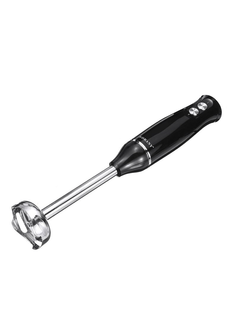 sokany - Hand Blender With Chopper And Whisk 4-in-1 1000ml 500 W WK-1710-4 Hand Blender With Chopper And Whisk 4-in-1 1000ml 500 W WK-1710-4 Black/ClearBlack/Clear - Image 1