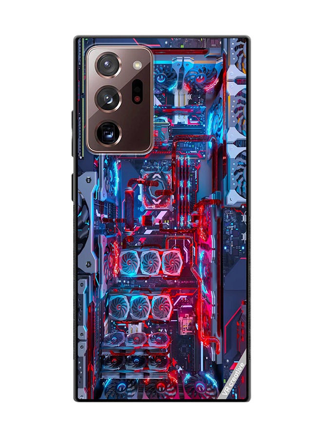 VR CREATIVE Protective Case Cover For Samsung Galaxy Note20 Ultra 5G Cpu Board Design Multicolour - Image 1