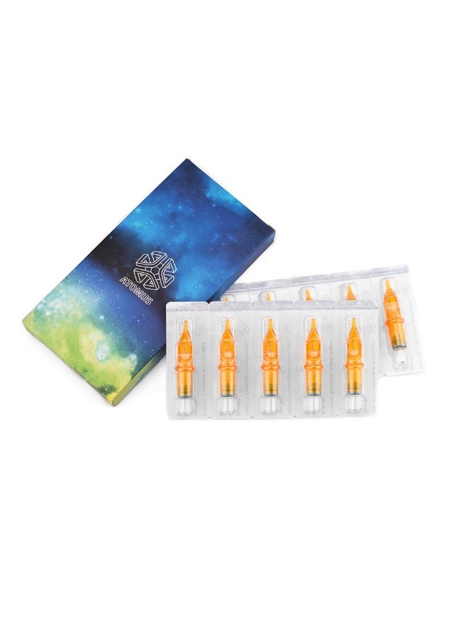 ATOMUS مجموعة إبر وشم قابلة للتخلص منها 10 قطع من ATOMUS صفراء - Image 3