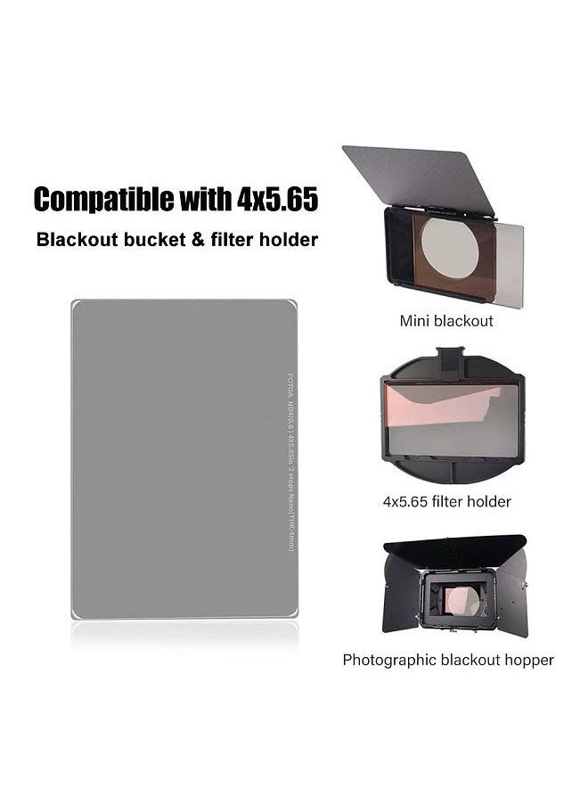 Fotga FOTGA 4mm ND4（0.6）2-stop Lens Filter 4×5.65in ND Filters Optical Glass Waterproof Scratch-resistant with Multi-Resistant Coating  - Image 5