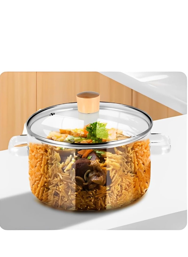 MIXDE 1.8L Capacity Glass Cooking Pot - Image 3