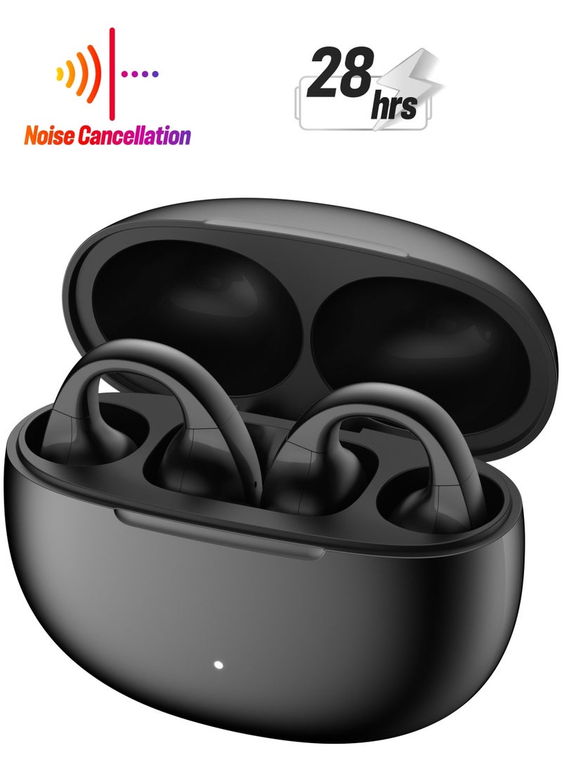 اديفير سماعات أذن مفتوحة Comfo C TWS، BT5.4، USB-C، IP56، بطارية 28 ساعة، تقنية إلغاء الضوضاء بالذكاء الاصطناعي - Image 1