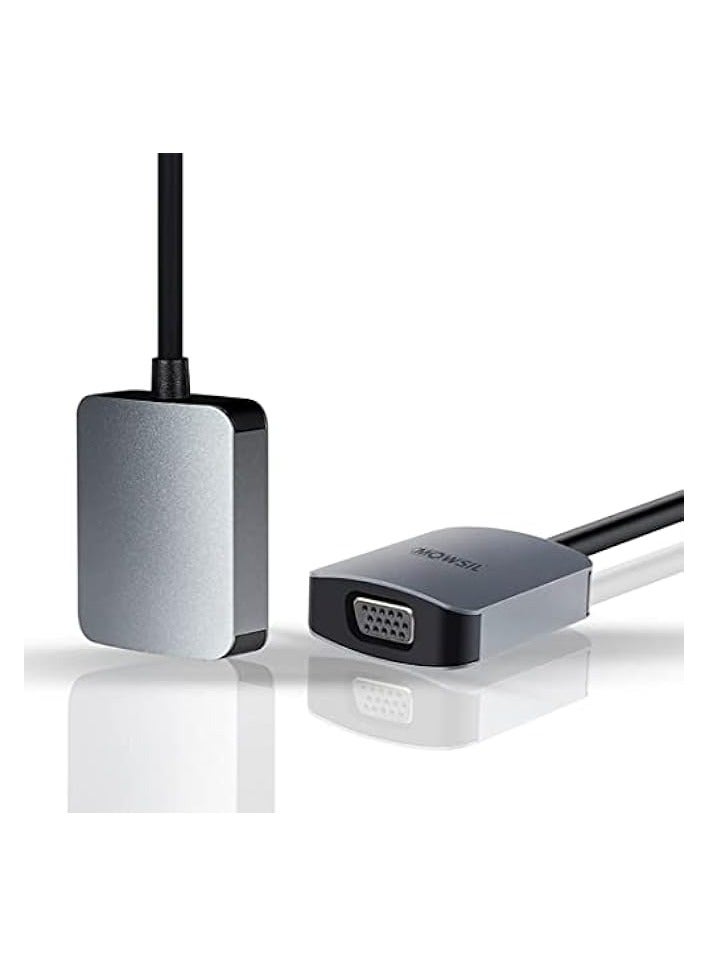 Mowsil USB to VGA Adapter, 1080P USB 3.0 to VGA Full HD Converter[Aluminium Shell] - Image 4