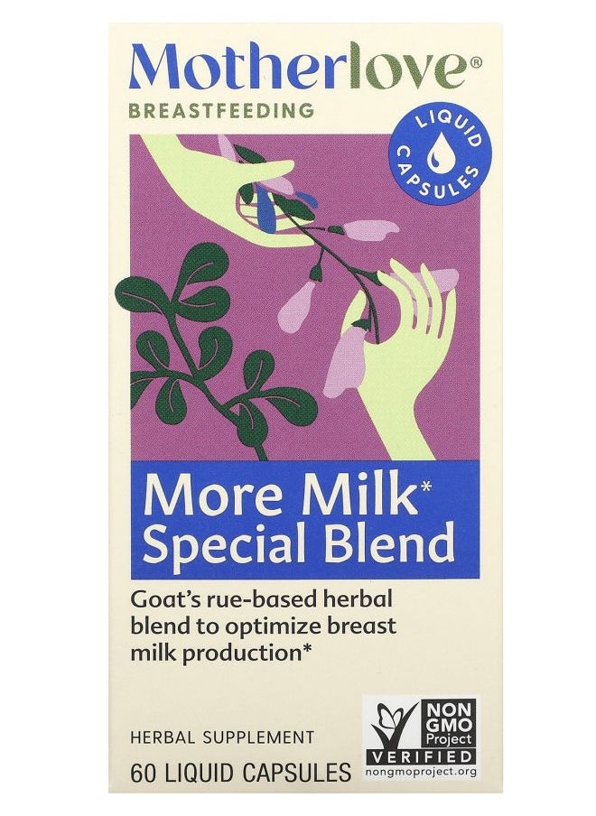 Motherlove - Breastfeeding More Milk Special Blend 60 Liquid Capsules - Image 1
