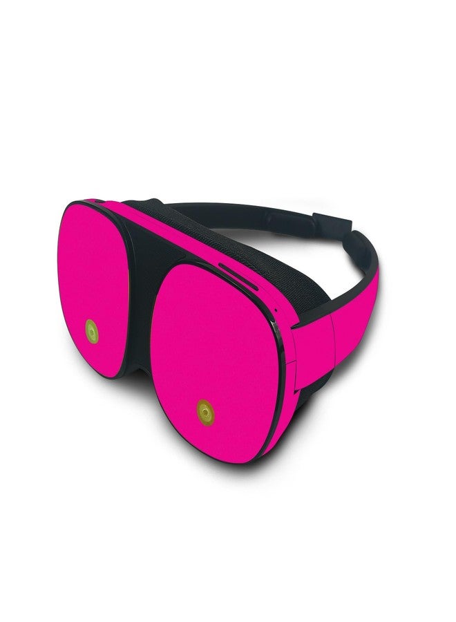 MIGHTY SKINS MightySkins Skin Compatible with HTC Vive Flow - Solid Hot Pink | Protective, Durable, and Unique Vinyl Decal wrap Cover | Easy to Apply, Remove, and Change Styles - Image 1